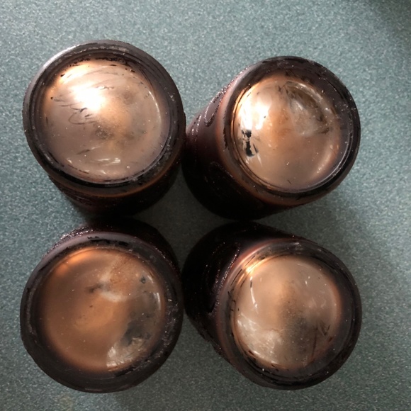 GORGEOUS Copper Glass Candle Holders set of 4 - Picture 7 of 7